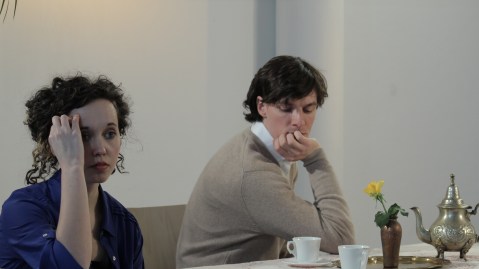 Sarah Born und Johannes Schüchner beim Casting Photo: © Andreas Weiss